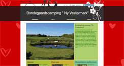 Desktop Screenshot of bondegaardscamping.dk